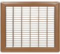 Imperial RG0625 Heavy Gauge Floor Return Air Grille, 10 x 12-Inch, Brown