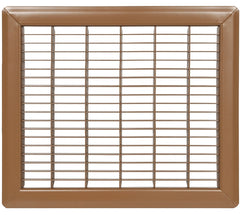 Imperial RG0625 Heavy Gauge Floor Return Air Grille, 10 x 12-Inch, Brown