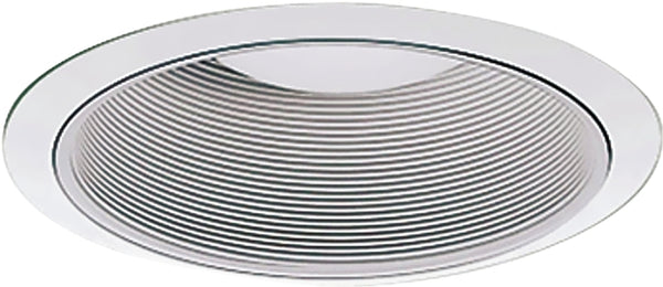 Halo 310 Series 6 Inch White Recessed Ceiling Light Fixture Trim with Coilex Baffle 310W