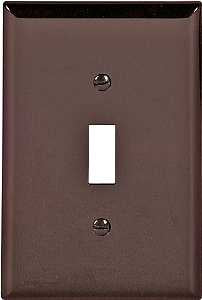 Cooper Wiring Devices Nylon Mid Size Toggle Switch Wallplate
