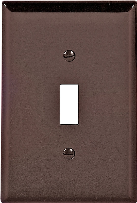 Cooper Wiring Devices Nylon Mid Size Toggle Switch Wallplate PJ1BK