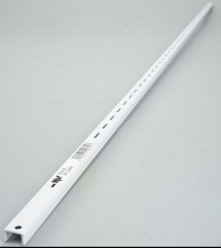 Series 180 Shelf Standard, White Steel, 4-Ft.
