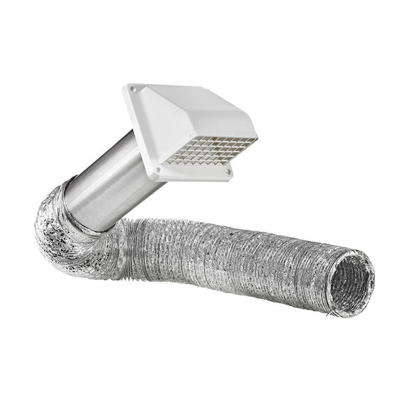 Lambro Industries 1375W 4"x8 Preferred Hood Kit White
