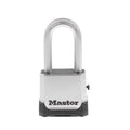 Master Lock Outdoor Combination Lock, Heavy Duty Weatherproof Padlock, Resettable Combination Lock for Outdoor Use, M176XDLH,Silver M176XDLHCCSEN