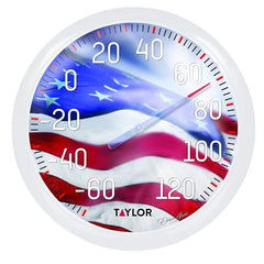 Taylor 6729 13-1/4" American Flag Thermometer4