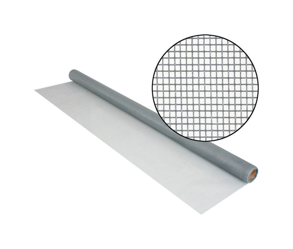 Phifer Wire 24 in. W x 7 ft. L Gray Fiberglass Screen Cloth 3003926 (8-Pack)