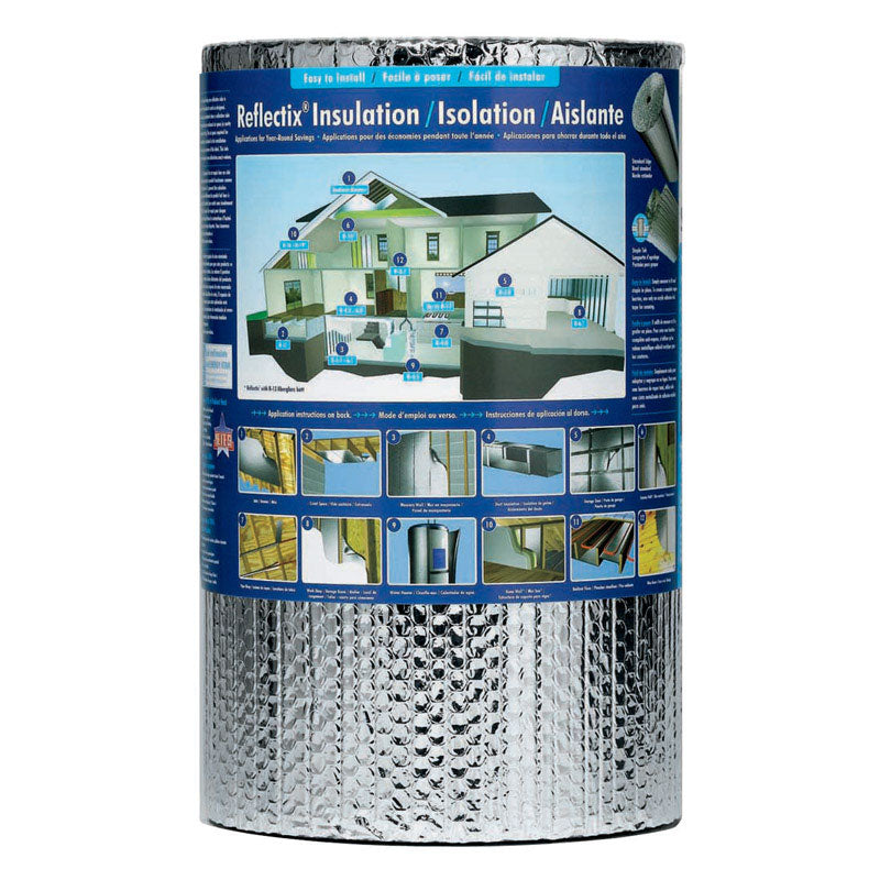 Reflectix ST16025 Staple Tab Insulation Roll, 16 in. x 25 ft, no Color