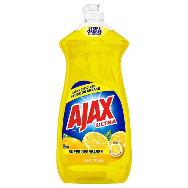 Ajax 1170123 Super Degreaser Dish Soap Liquid Lemon Scent (44673) 144673