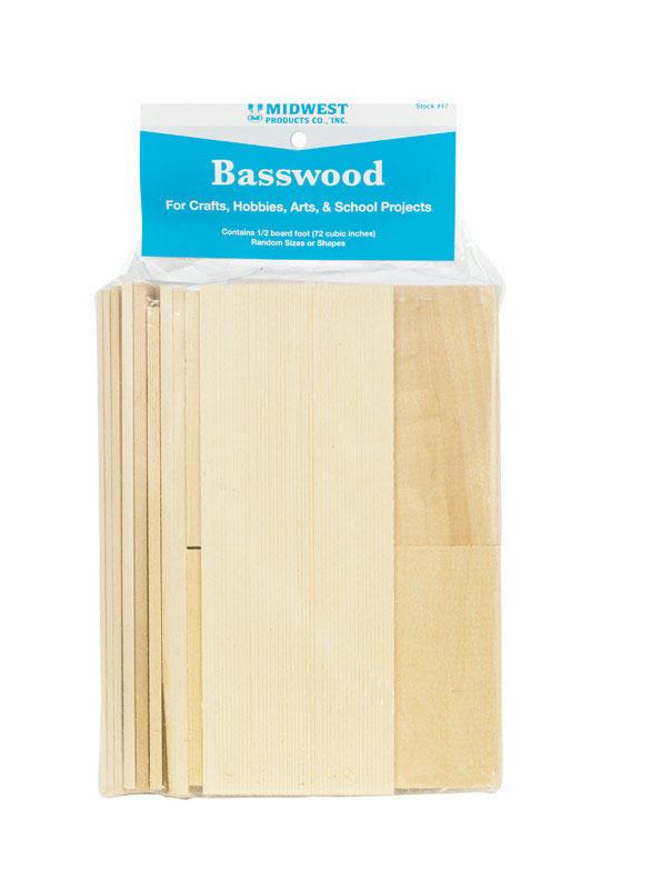 Midwest Products Basswood Scrap Bag Basswood 17