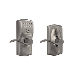 Schlage Satin Nickel Steel Electronic Keypad Entry Lock FE595VCAM619ACC