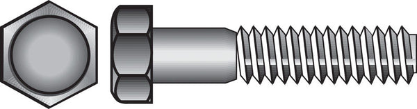 The Hillman Group 811590 Hot Dipped Galvanized Hex Bolt, 3/8-Inch x 4-Inch, 50-Pack, 4 inches, No Color
