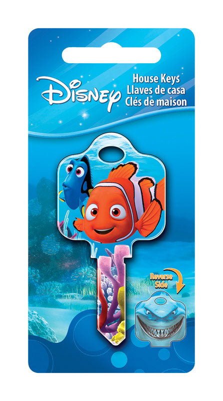 Hillman Howard Keys Disney Fishing House Key Blank Single sided For Schlage Locks 87654 (5-Pack)