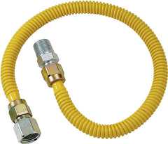 Brasscraft CSSD54-60 Gas Dryer & Water Heater Flex-Line OD x 60" FIP x 1/2" MIP CSSD54-60P