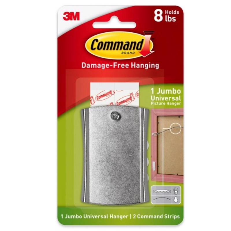 Command Sticky Nail Wire-Back Hanger, White 17048-ES