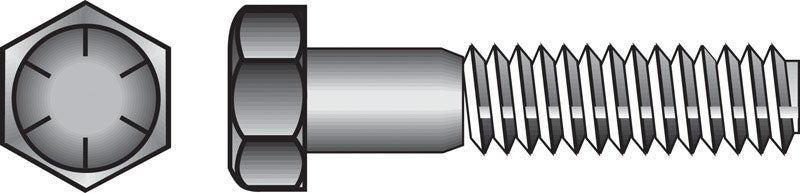 The Hillman Group 220071 Grade 8 Hex Cap Screw, 5/16-Inch X 1-1/4-Inch, 100-Pack, 1.25 inches, zinc