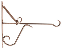 Landscapers Select GB-3932 hanging plant bracket Hammer Tone Bronze/Matte