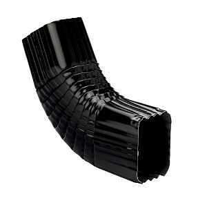 Amerimax 2 in. H X 2 in. W X 3 in. L Black Aluminum B Downspout Elbow