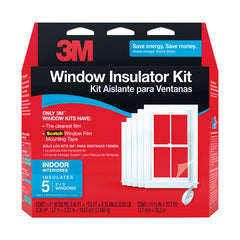 3M 2141W6 clear plastic window insulation film kit
