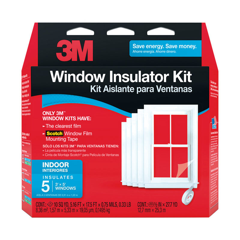 3M 2141W-6 Interior Shrink Film Window Kit