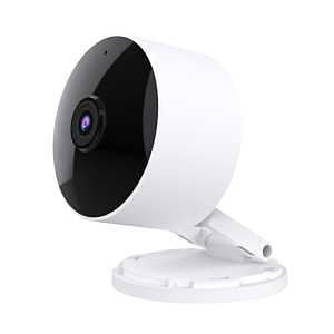Feit Electric Indoor Security Camera with Motion Detection, 30ft. Night Vision, 360° Adjustable Head, 2.4GHz WiFi, 2-Way Audio, 1080p HD, Works with Alexa & Google Asst, Plug-in, White - CAM1/WIFI