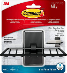 Command BATH34-MB-ESF soap dish Black