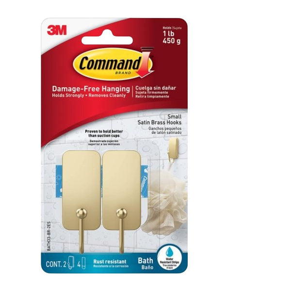 Command BATH33-CR-2ES bath hook