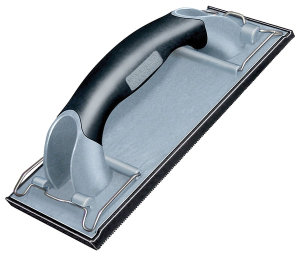 ALLWAY UHS Soft-Grip Heavy-Duty Manual Hand Sander with Stainless Steel Clips