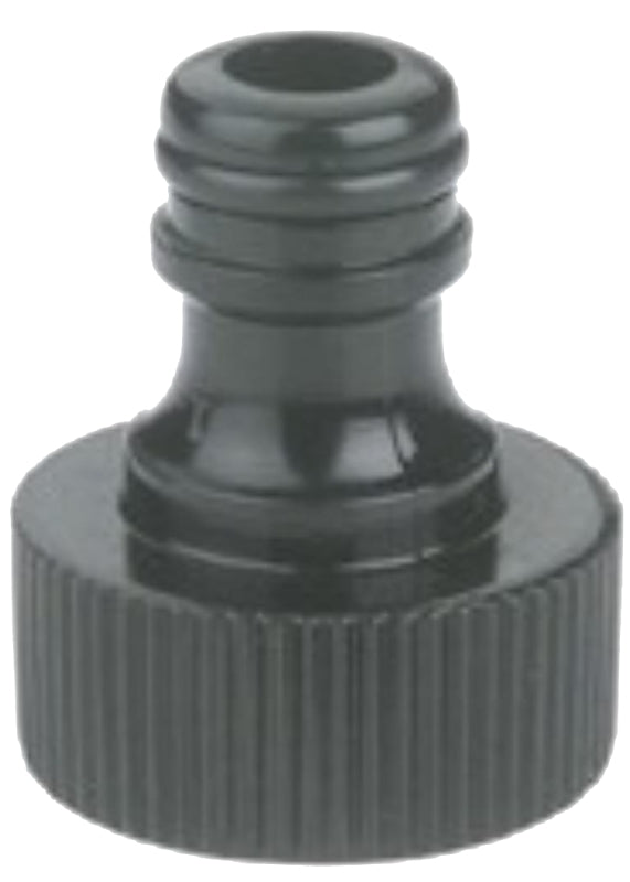 Gilmour 39QM Male Faucet Connector, Black