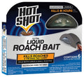 Hot Shot Ultra Liquid Roach Bait 6 Count, Kills In Hours, 1 Pack HG-95789