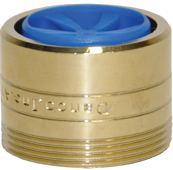 Danco 10478 1.5 GPM Dual Thread Water-Saving Aerator, Polished Brass