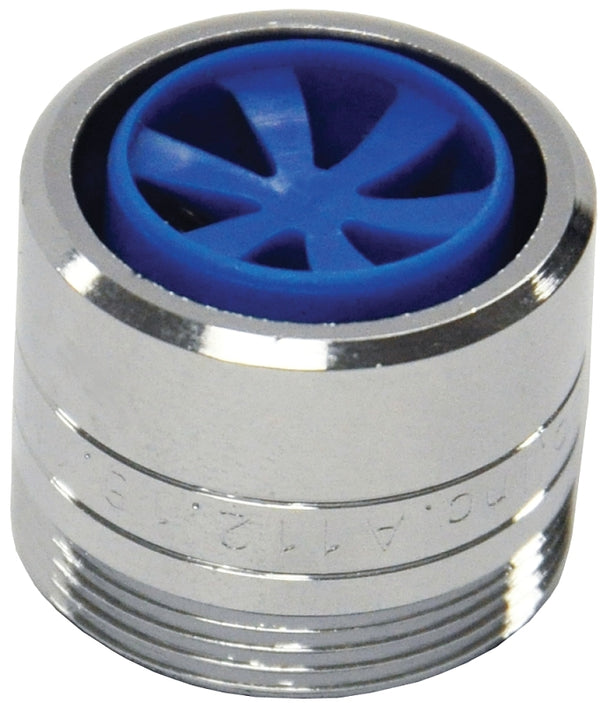 Danco 1.5 GPM Dual Thread Water Saving Faucet Aerator, Blue/Chrome, 10487