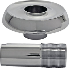 Danco 10765 Flange Set, 2-7/8 in OD, Metal, Chrome-Plated