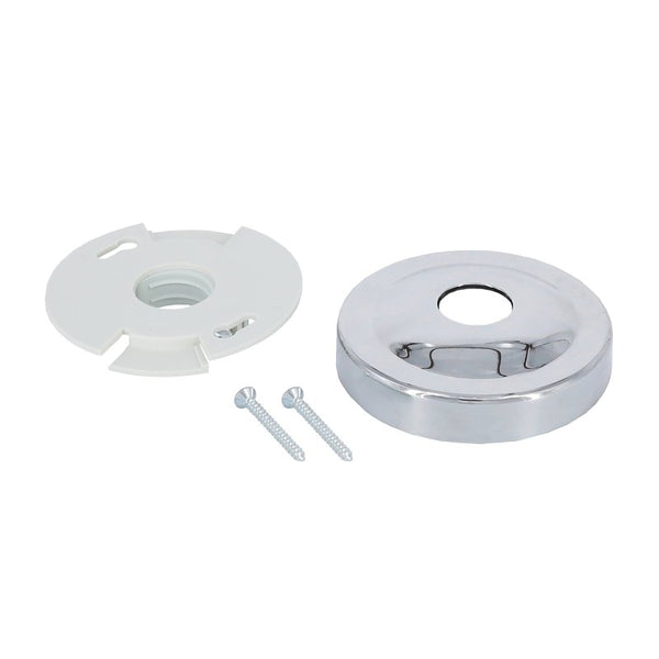 Danco 12005 Shower Arm Stabilizer Bracket and Flange Cover, No Size, Chrome