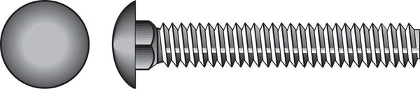 Hillman 3/8X7 Carriage Bolt Steel Hot Dipped Galvanized 812594