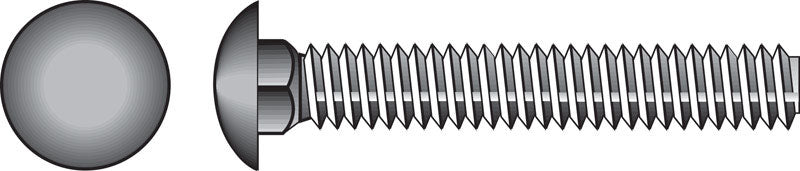 HILLMAN FASTENER 812623 1/2X5 CARRIAGE BOLT, 1/2 x 5-Inch, 25-Pack