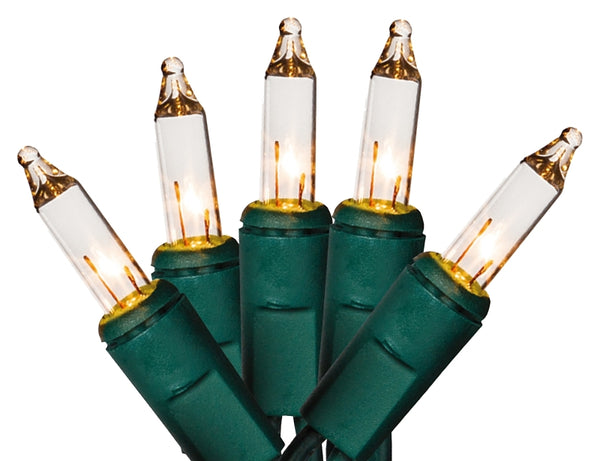 Holiday Basix U10y082b Mini Light Set, 100 Lights, Clear Color