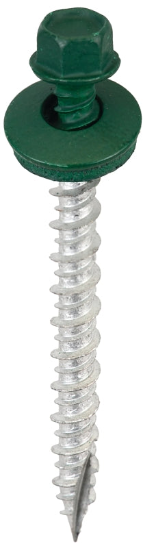 Acorn International SW-MW2FG250 Screw, 9 x 2, Forest Green, 250 Count
