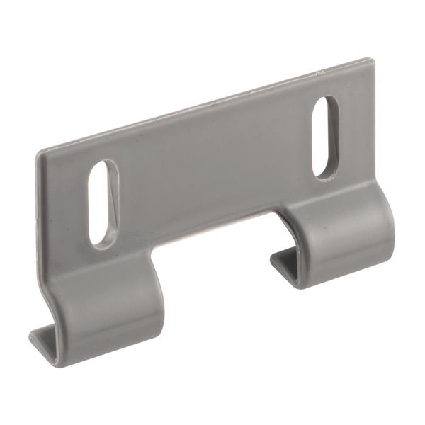 Prime-Line Slide-Co 193659 Shower Door Bottom Hook Guide, 2 In. Hole Center Spacing, Plastic Construction, Gray in Color (2 Pack) M 6191