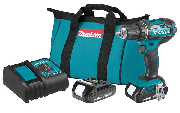Makita XFD10SY 18V LXT Lithium-Ion Compact Cordless 1/2" Driver-Drill Kit (1.5Ah)