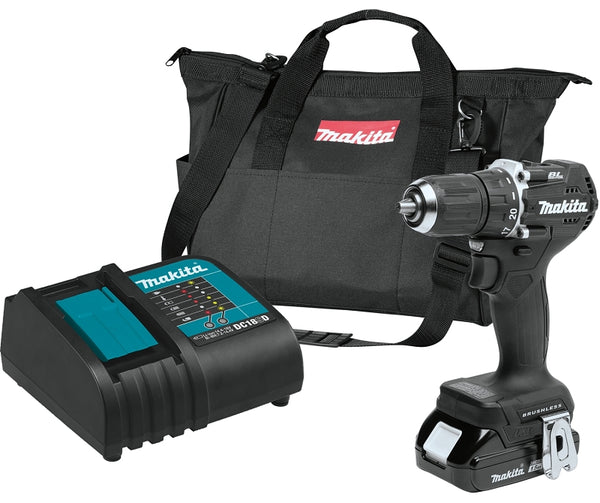 Makita XFD15SY1B 18V LXT Lithium-Ion Sub-Compact Brushless Cordless 1/2" Driver-Drill Kit (1.5Ah)