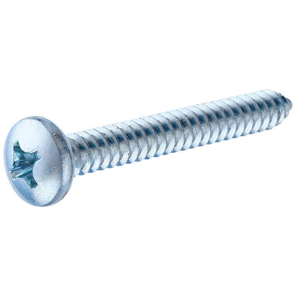 The Hillman Group, zinc 80039 8-Inch x 5/8-Inch Pan Head Phillips Sheet Metal Screw, 100-Pack, 0.625 inches