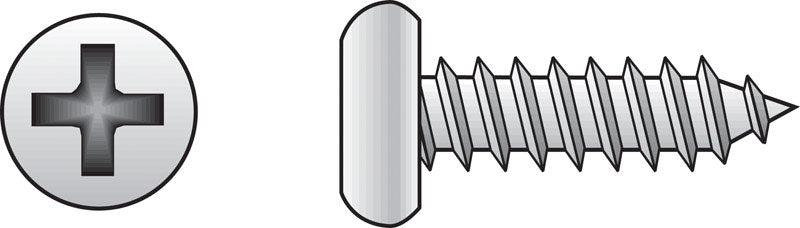 Hillman 8 Sizes x 3/4 in. L Phillips Pan Head Zinc-Plated Steel Sheet Metal Screws 100 pk