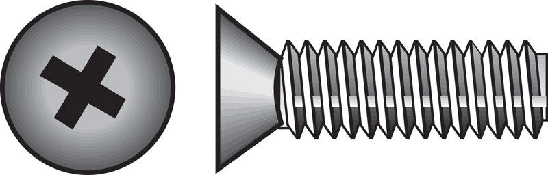 Hillman 101075 10-24X1/2 FH MACH Screw , zinc