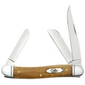 Case WR XX Pocket Knife Smooth Antique Bone Medium Stockman Item #58185 - (6318 SS) - Length Closed: 3 5/8 Inches