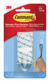 Command 17093CLRES Large Clear Strips Hook, 4 Refill