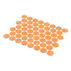 Prime-Line KD 16084 Oak Screw Hole Covers, Self-Adhesive, Smooth, Plastic (53 Per Sheet)