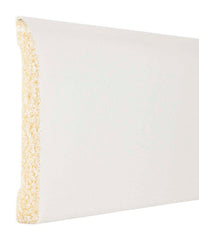 Inteplast Building Products 7/16 in. H X 3-3/16 in. W X 8 ft. L Prefinished White Polystyrene Wall B