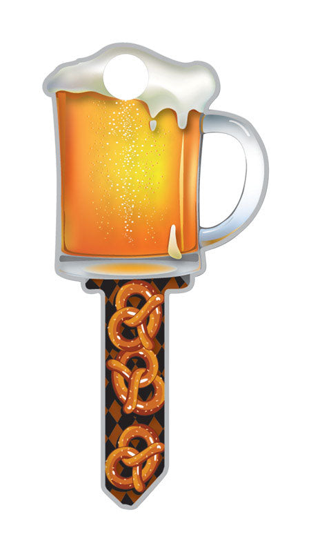 Lucky Line Key Shapes, BEER MUG, House Key Blank, KW1/11, 1 Key (B110K)