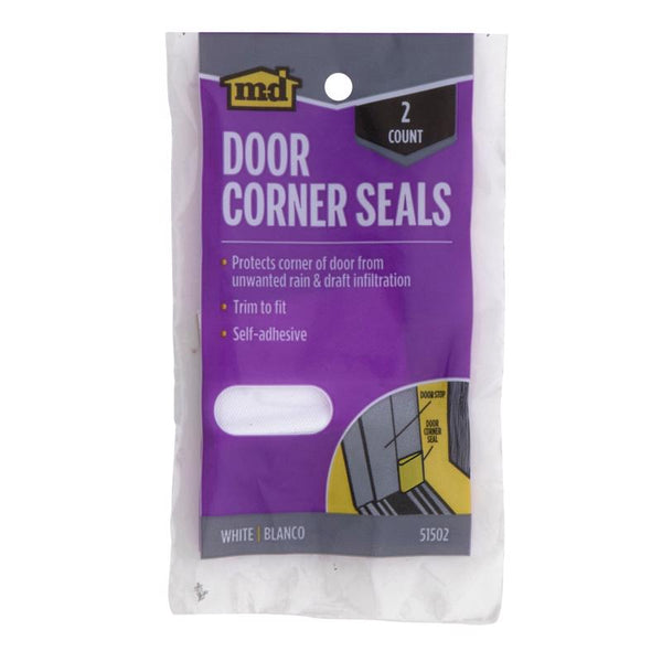 M-D Building Products 51502 Door Corner Seals- White