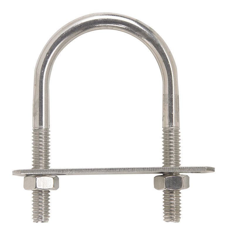 Hampton 02-3450-211 U-Bolt Stainless Steel Zince 0.312 x 1.375 x 0. 875 in. - pack of 5